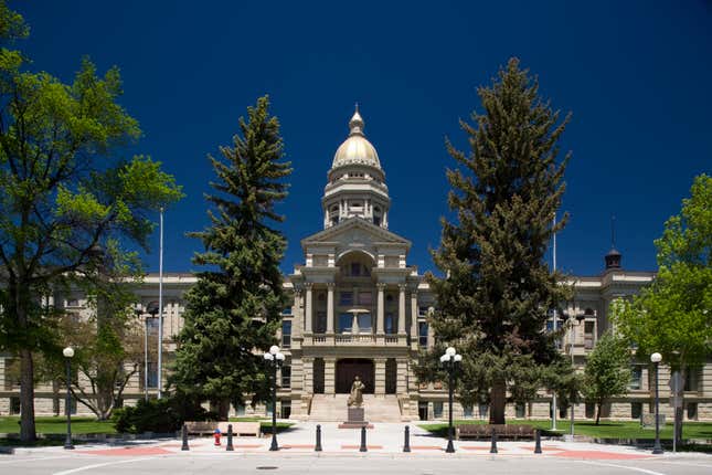 the Wyoming State Capitol