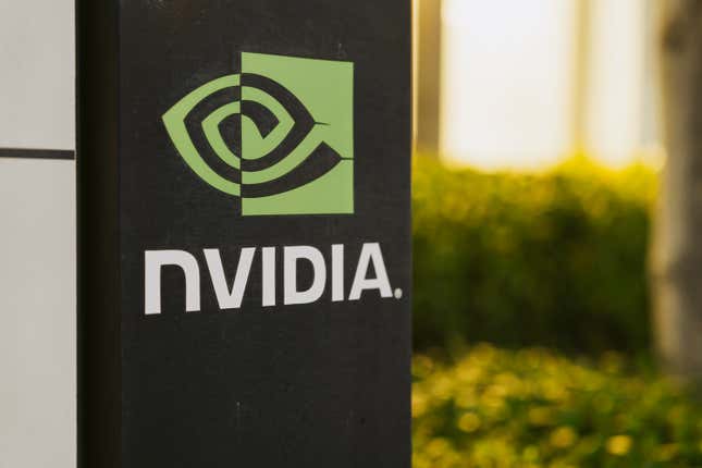 Image for article titled Nvidia stock slumps into a correction and Broadcom sinks despite its 'Nvidia moment'
